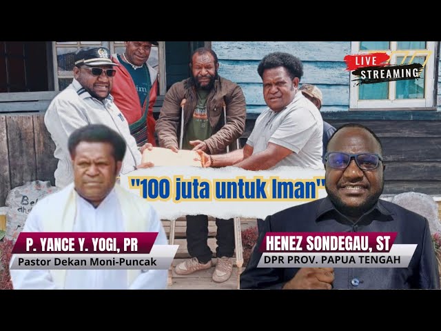 HENEZ SONDEGAU BANTU RP 100 JUTA! PERWAKILAN UMAT INTAN JAYA SIAP HADIRI TAHBISAN USKUP TIMIKA